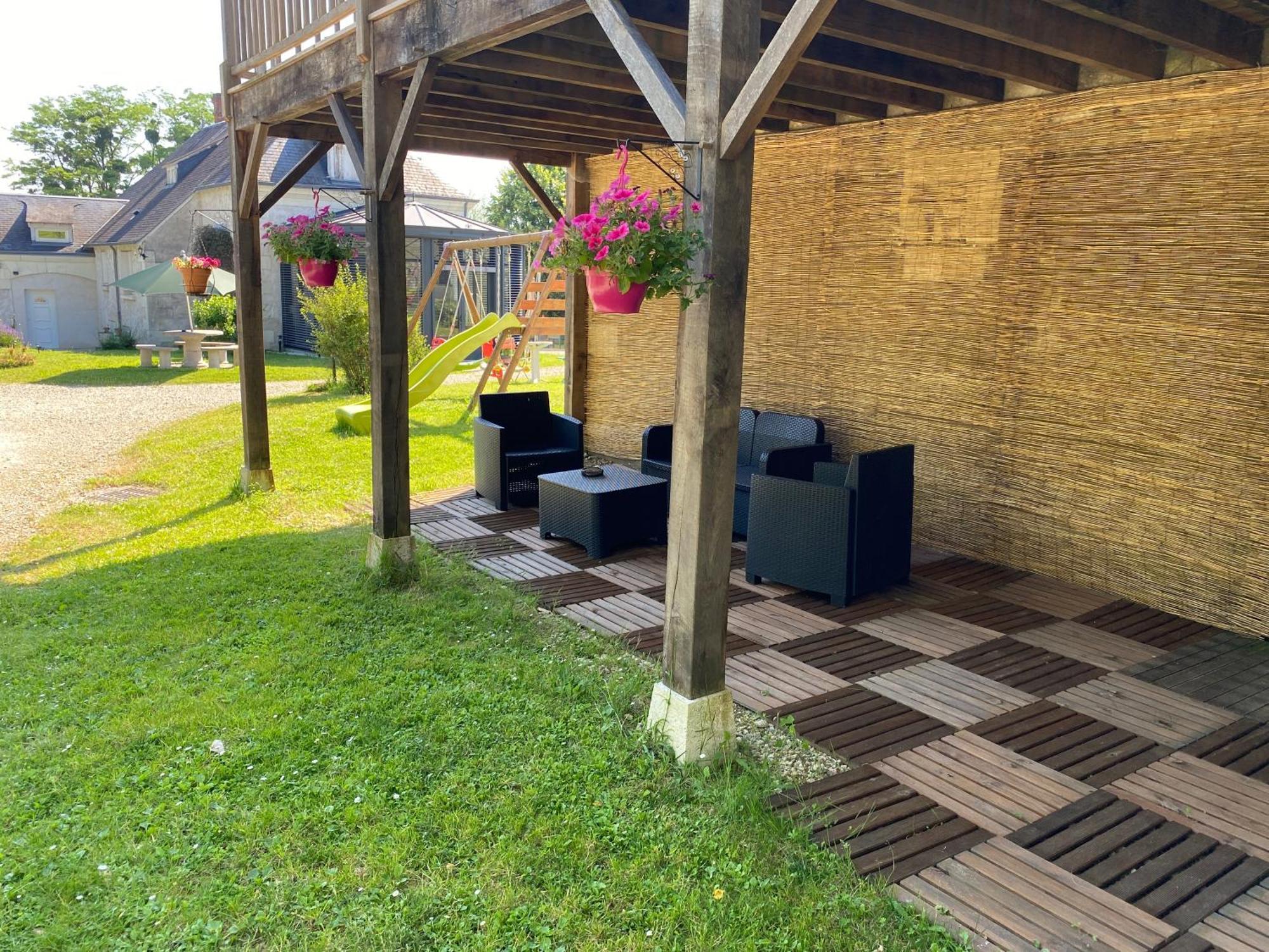 Les Mariniers Chambres D'Hotes -Guest House - Bain Nordique En Option Mareuil-sur-Cher Kültér fotó